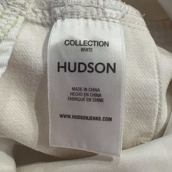 Hudson Maternity Reconstructed Denim Skirt Women's Size 28 in White - EUC! - Picture 5 of 8